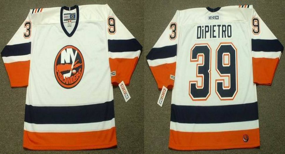 2019 Men New York Islanders 39 Dipietro white CCM NHL jersey